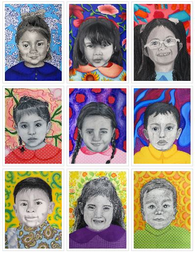 The 2023-2024 Memory Project: Creating Portraits of Kindness for Children from Columbia